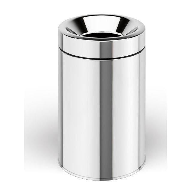 Brabantia Touch Bin Pattumiera in Acciaio, Rettangolare, 10 l, Inox Lucido