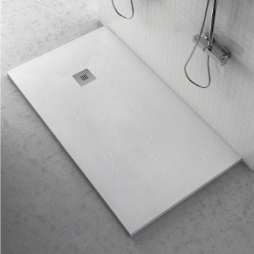 Plato de ducha pizarra extraplano Blanco 90x170 cm